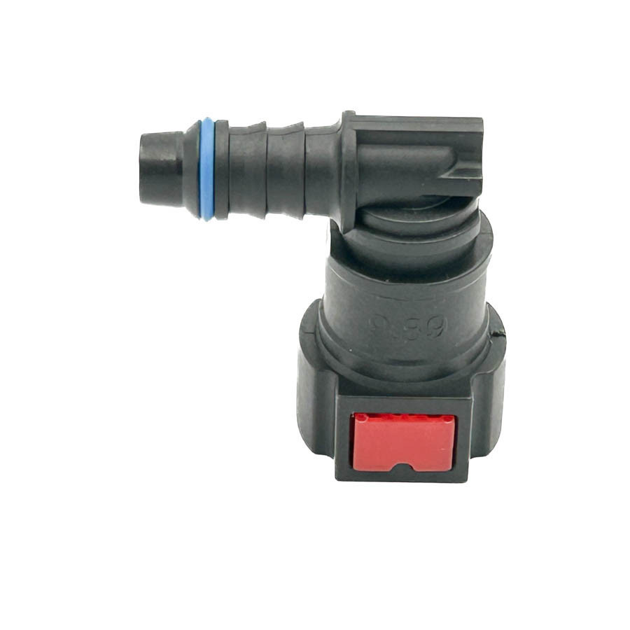 Raccord femelle CF 10-9.89 90° LR Liquide de refroidissement